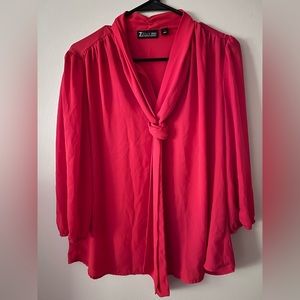New York and Company Bow Blouse